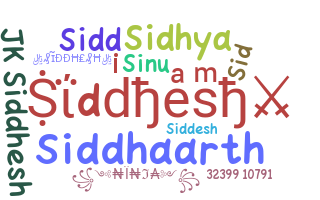 নিকনেম - Siddhesh