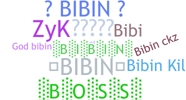 নিকনেম - Bibin