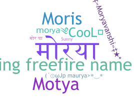 নিকনেম - Morya