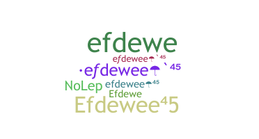 নিকনেম - efdewee45