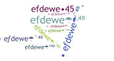 নিকনেম - efdewe45