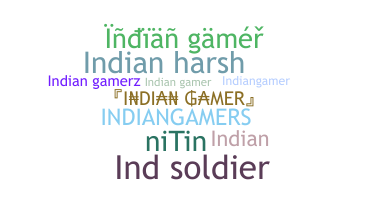 নিকনেম - Indiangamers