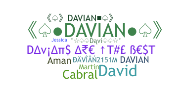 নিকনেম - Davian