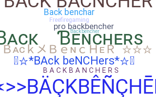 নিকনেম - Backbenchers