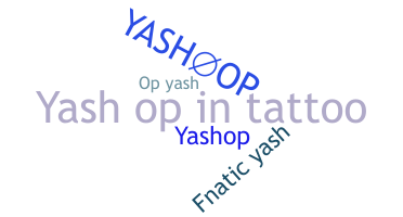 নিকনেম - YASHOP