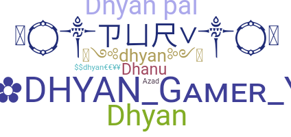 নিকনেম - dhyan