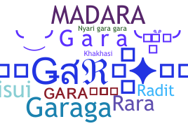 নিকনেম - Gara