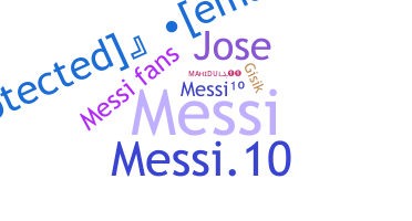 নিকনেম - Messi10