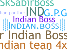নিকনেম - IndianBoss