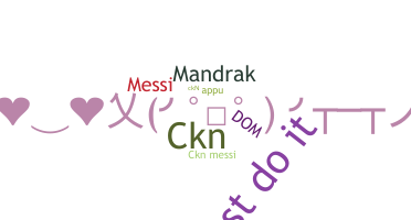 নিকনেম - ckN