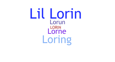 নিকনেম - Lorin