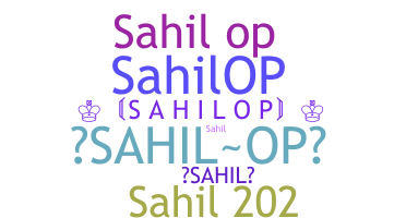 নিকনেম - SahilOp