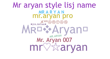 নিকনেম - MrAryan
