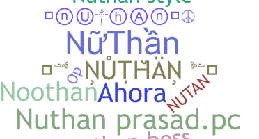 নিকনেম - Nuthan