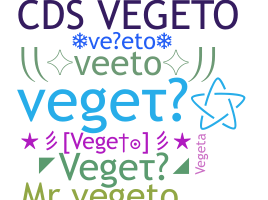 নিকনেম - vegeto