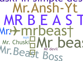 নিকনেম - mr.beast