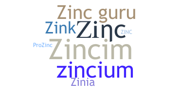 নিকনেম - Zinc