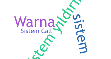 নিকনেম - sistem