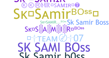 নিকনেম - Sksamirboss