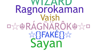 নিকনেম - Ragnorok