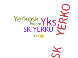 নিকনেম - YerKo