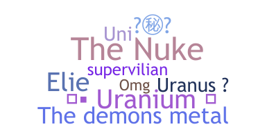 নিকনেম - Uranium