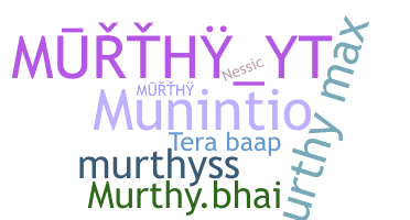 নিকনেম - Murthy