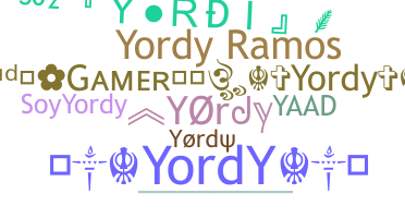 নিকনেম - Yordy