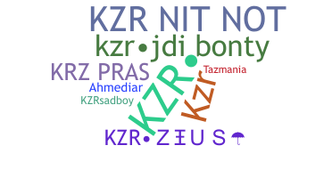 নিকনেম - kzr