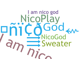 নিকনেম - NicoGOD