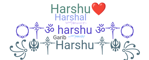 নিকনেম - Harshu