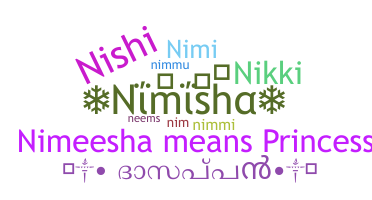 নিকনেম - Nimisha