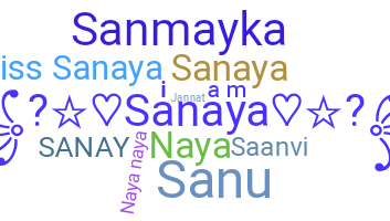 নিকনেম - Sanaya