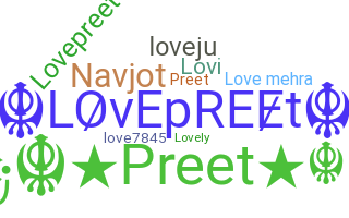 নিকনেম - Lovepreet