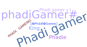নিকনেম - PhadiGamer
