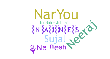 নিকনেম - Nainesh