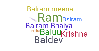 নিকনেম - Balram