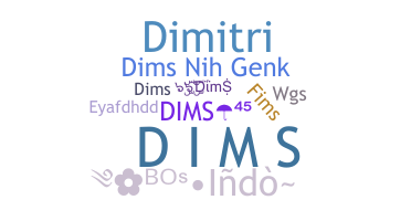 নিকনেম - DimS