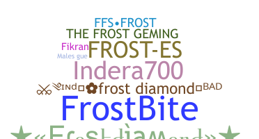 নিকনেম - frostdiamond