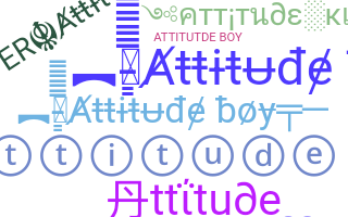 নিকনেম - Attitudeboy