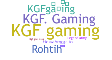 নিকনেম - KGFgaming
