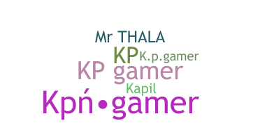 নিকনেম - Kpgamer