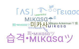 নিকনেম - Mikasa