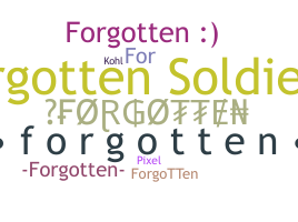 নিকনেম - Forgotten
