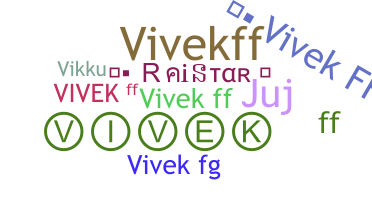 নিকনেম - VivekFF