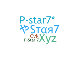 নিকনেম - PStar7