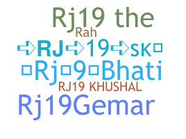 নিকনেম - Rj19