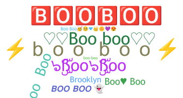 নিকনেম - Booboo