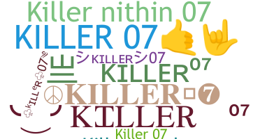 নিকনেম - Killer07