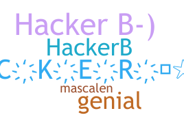 নিকনেম - Hackerb